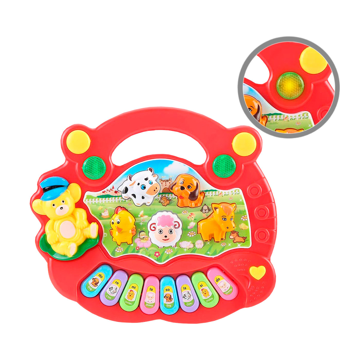 Miniatura 5 de Mini Piano Didactico Animales MG16464